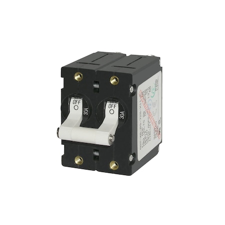 Blue Sea Systems A-Series DC Double Pole Toggle Circuit Breaker 7238